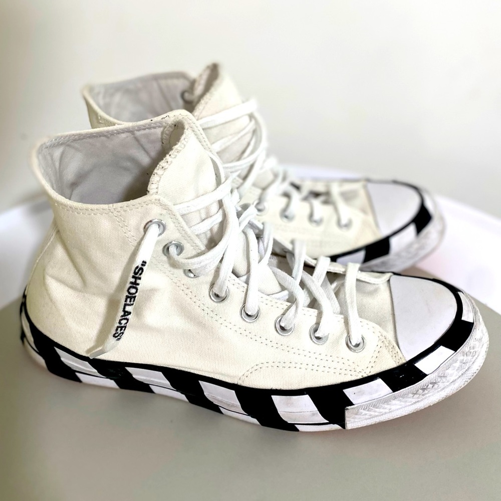 Off White High Top Chucks. 100% Authentic. Cost me $350.